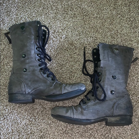 Steve Madden combat boots - Picture 4 of 6